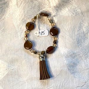 Smokey Quartz stretch bracelet